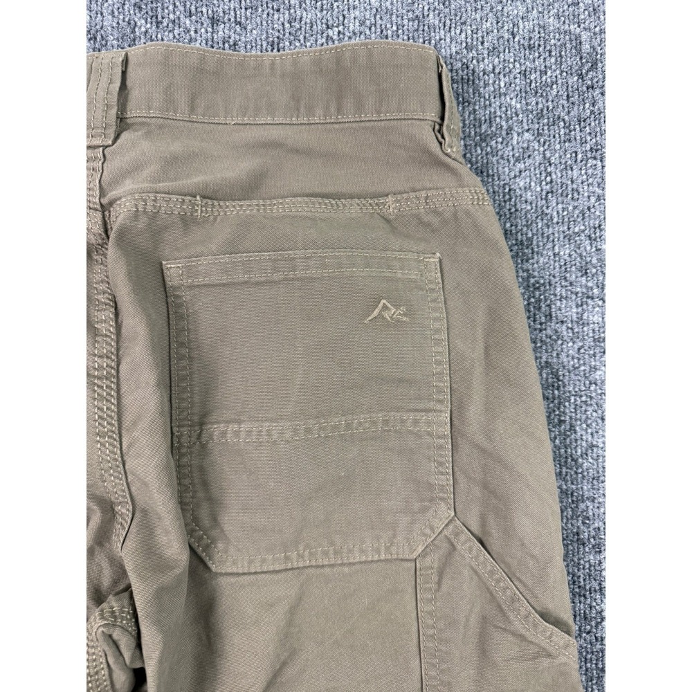 Ridgecut Toughwear Carpenter Pants Mens 30x32 Brown Canvas Utility Workwear - Picture 9 of 14